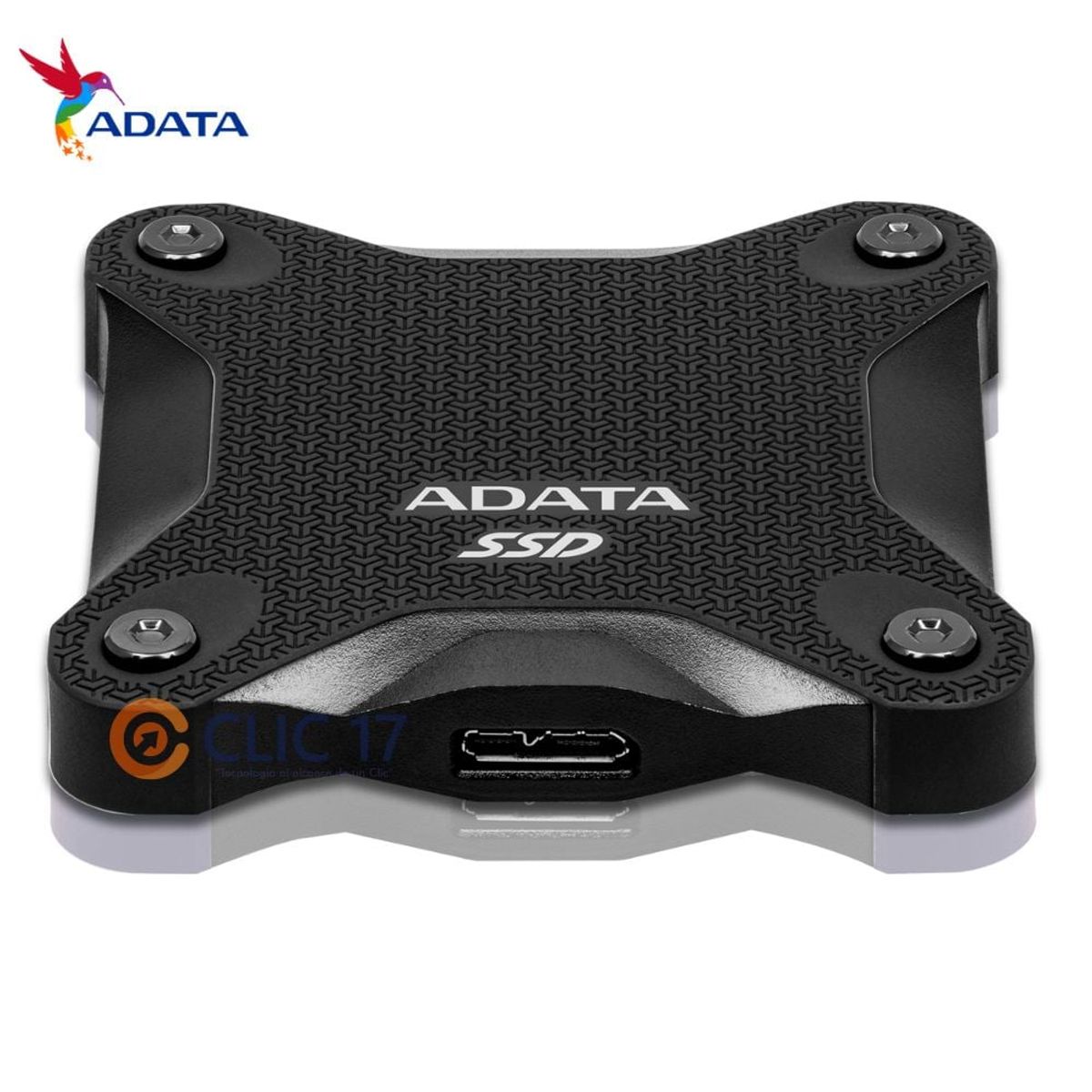 ADATA - Disco Solido SSD Externo 512GB ADATA SD620 Negro USB 3.2