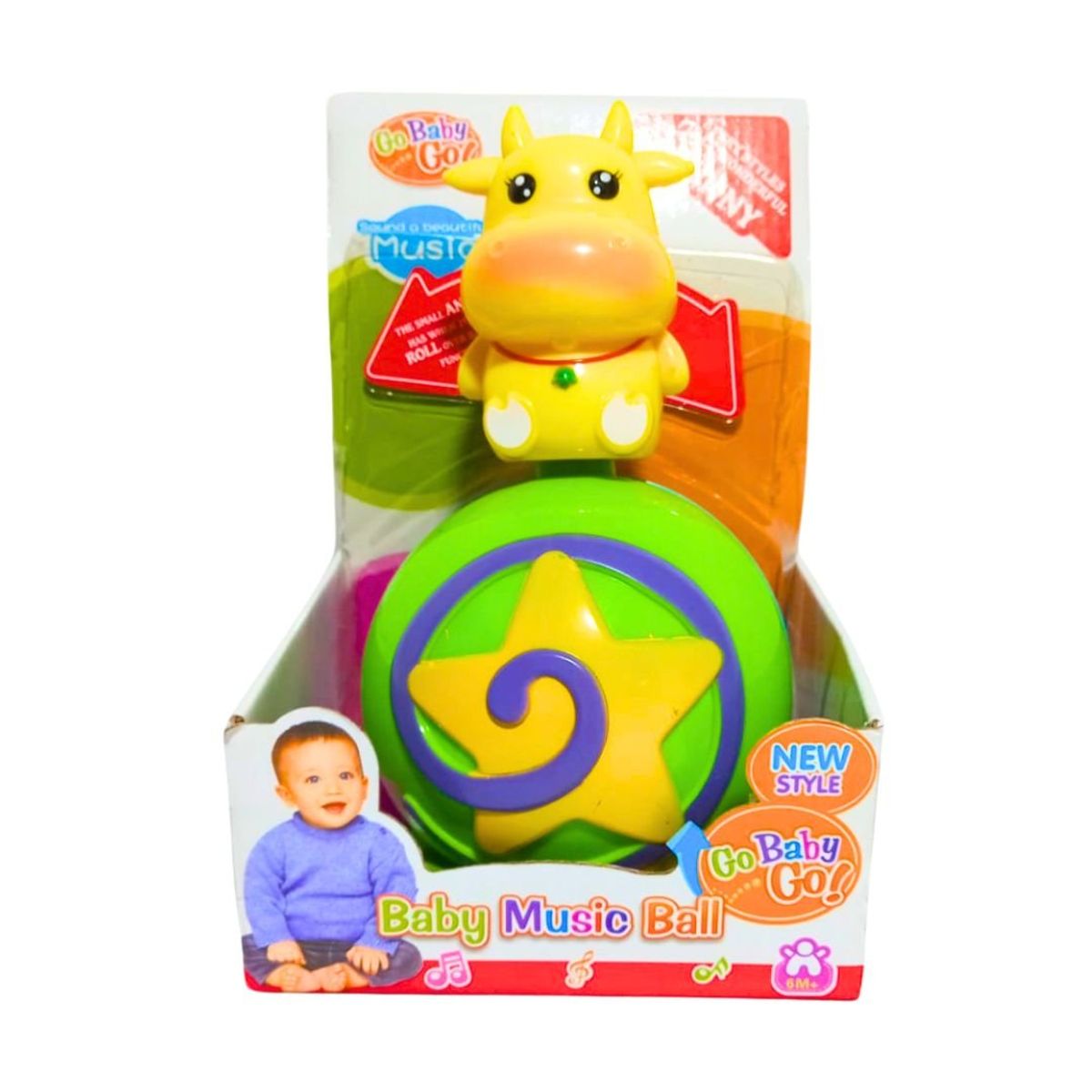 GENERICO - Pelota Musical para Bebés  Go Baby Go