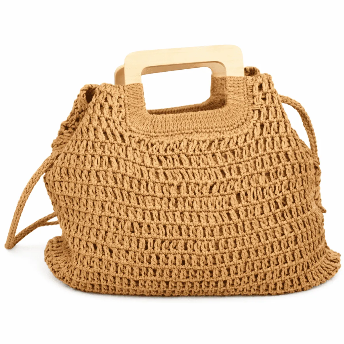 AMA OUTFITTERS - BOLSO DE PAJA CON ASA STRAW