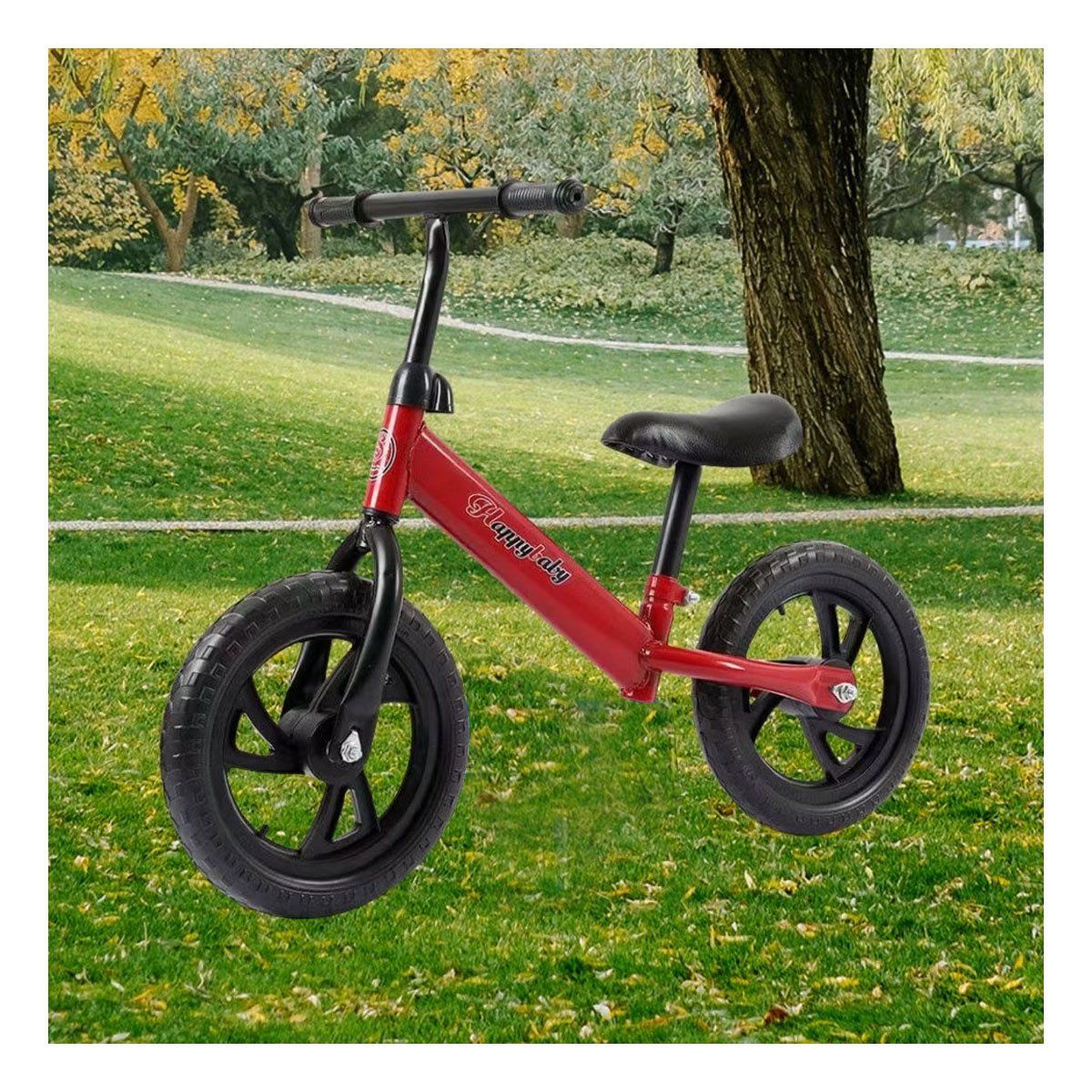 GENERICO - Bicicleta Infantil De Balance Niño Niña Aro 12 Rojo