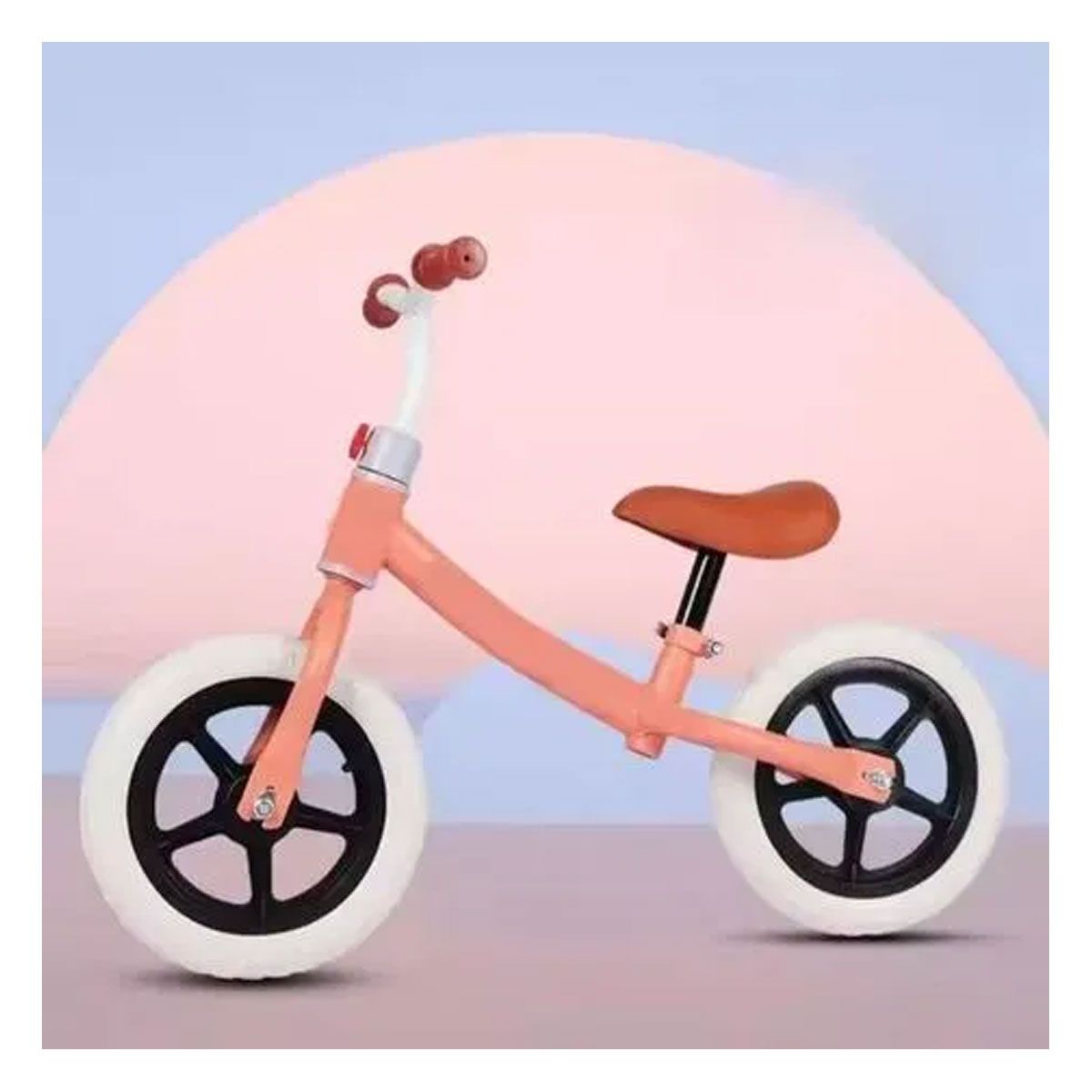 GENERICO - Bicicleta Infantil De Balance Niño Niña Aro 12 Rosa