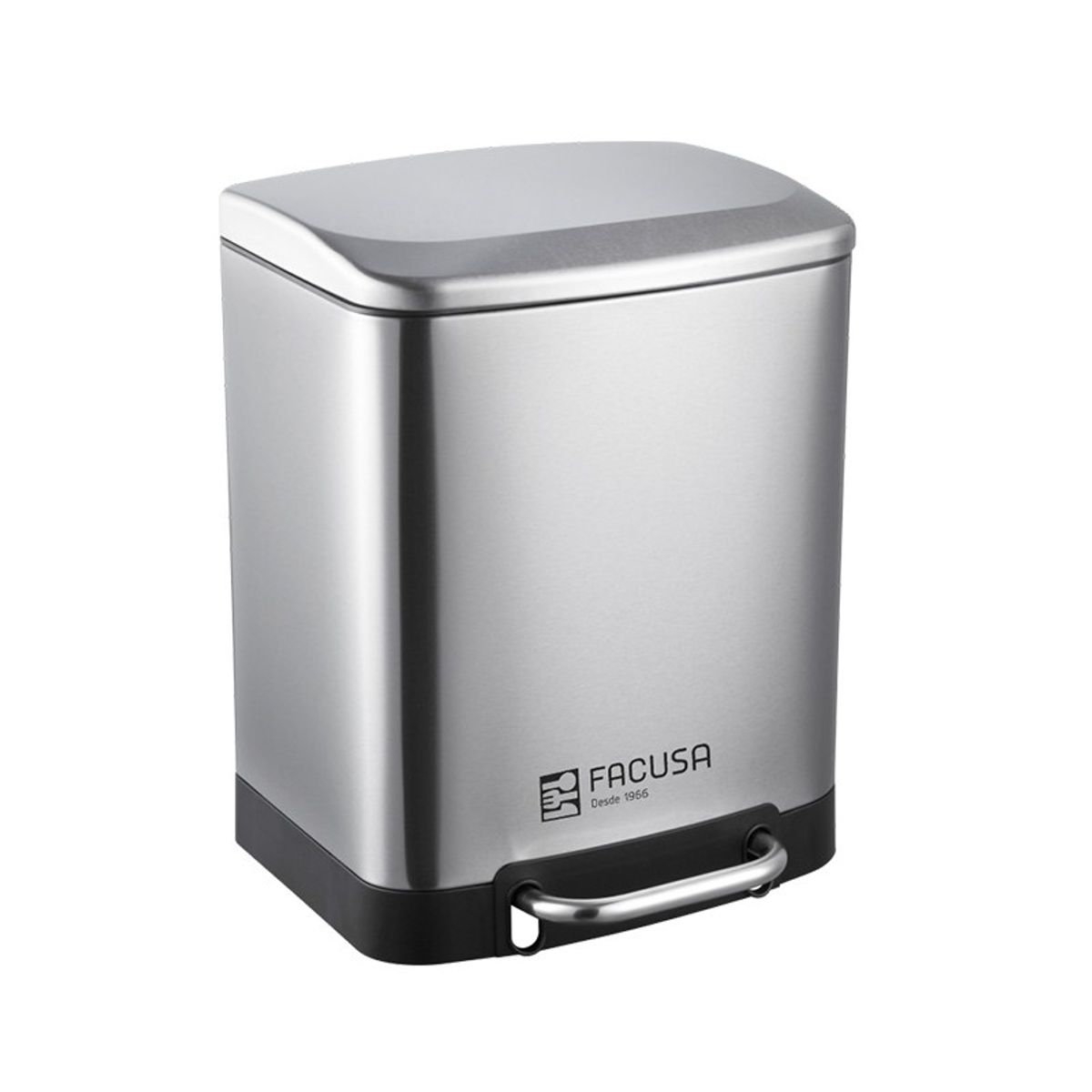 FACUSA - Papelera 20LT Inox C/Pedal (34x30.5x45.5cm) - 984072001