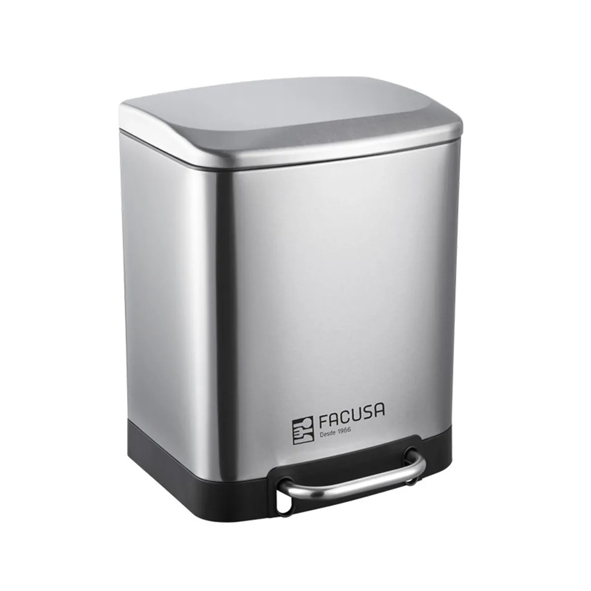 FACUSA - Papelera 20LT Inox C/Pedal (34x30.5x45.5cm) - 984072001
