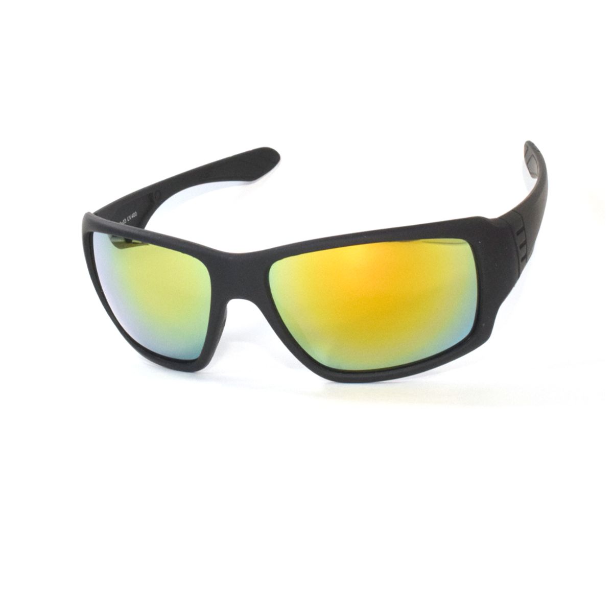 GENERICO - Lentes de sol para hombre estilo deportivo negro uv400