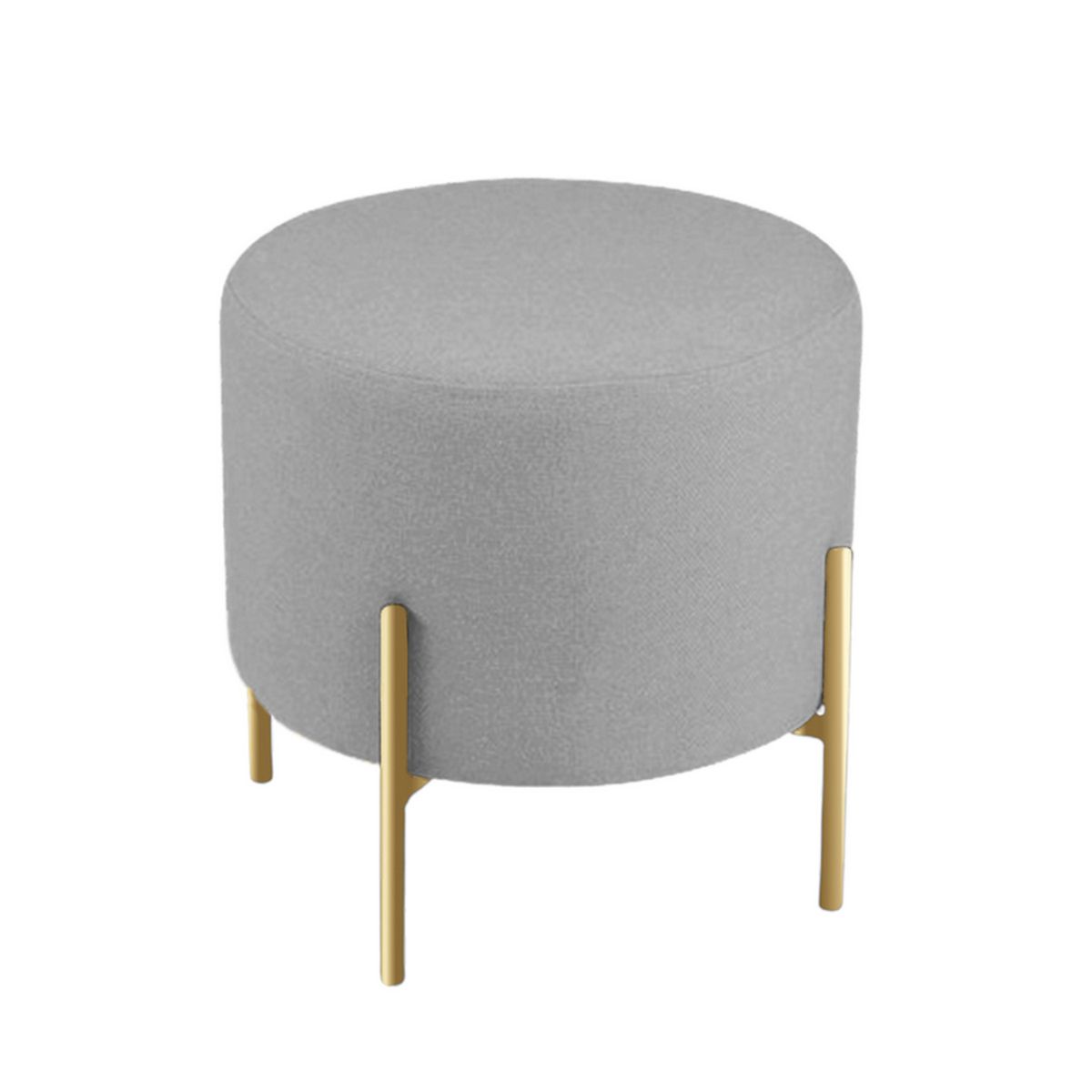 GENERICO - PUFF CANDY GOLD GRIS REDONDO