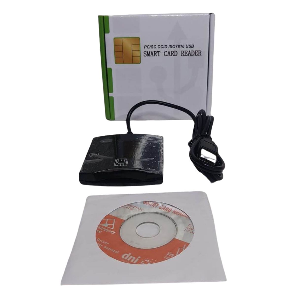GENERICO - Smart Card Lector Dni Electrónico Sim Tarjeta Firma Digital