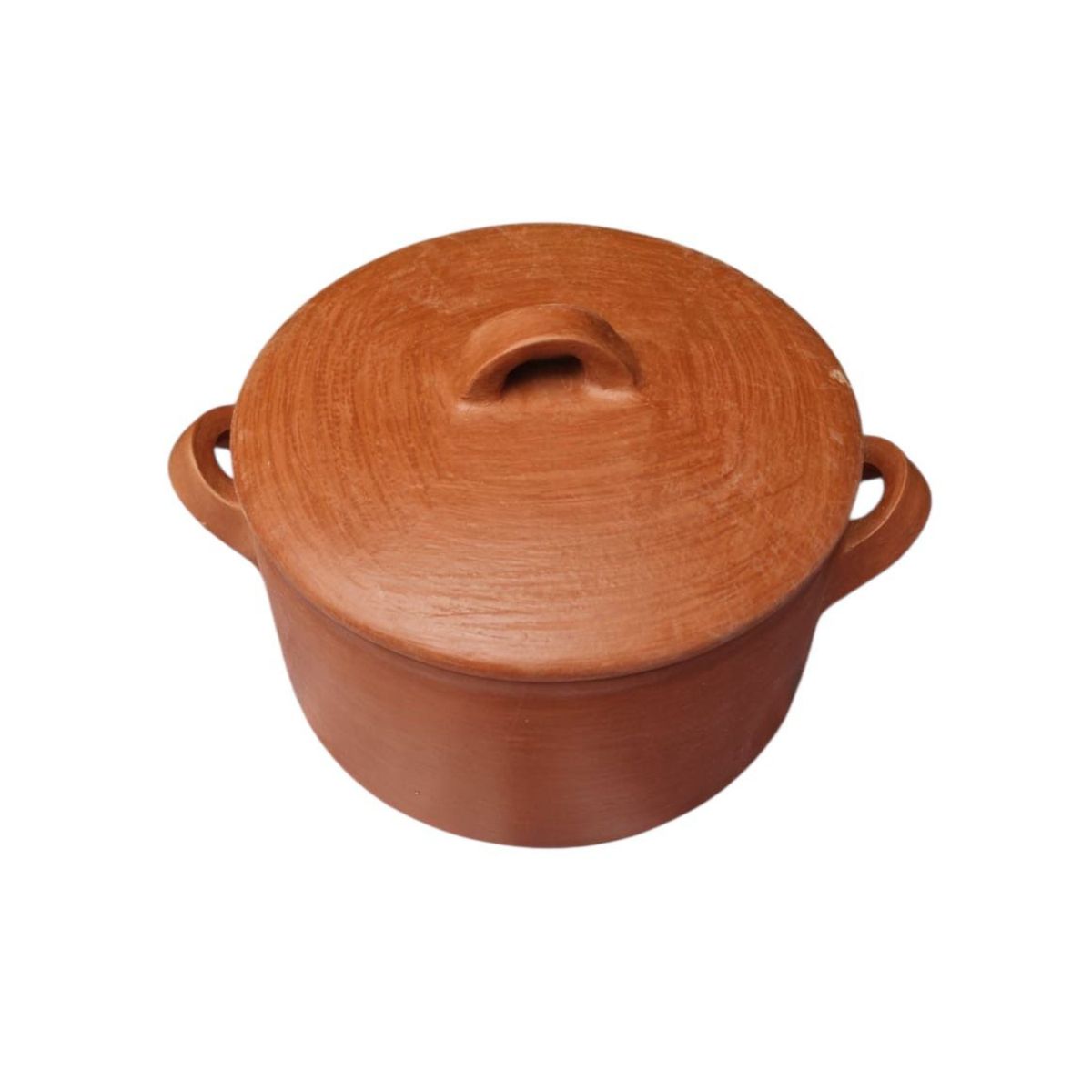 ACHALLAY ARTESANIA DE BARRO - Olla de Barro de 4 Kilos Recta Artesanal