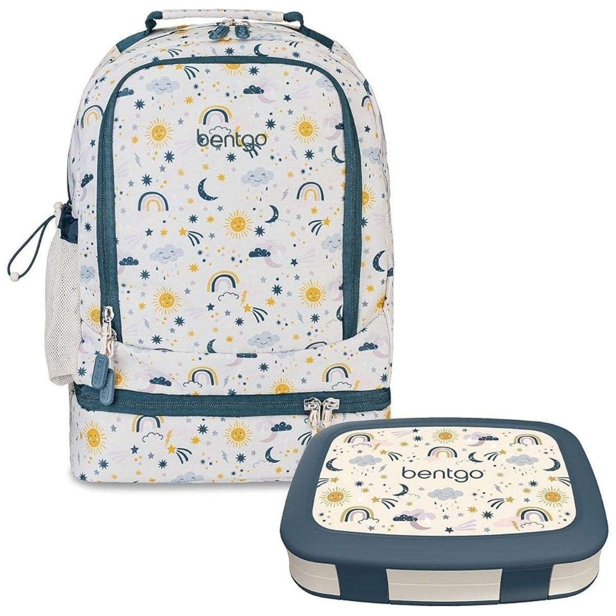 BENTGO - Set Mochila 2 en 1 y Lonchera Bentgo Kids - Friendly Sky