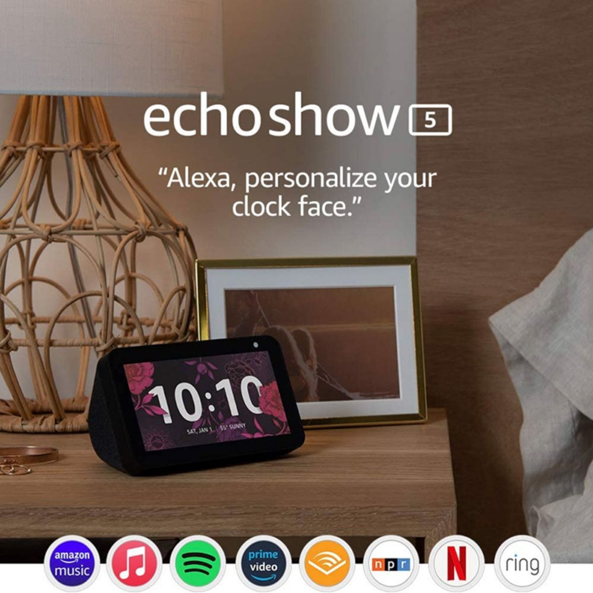 GENERICO - Echo Show 5 - 1era generación 2019 open box negro