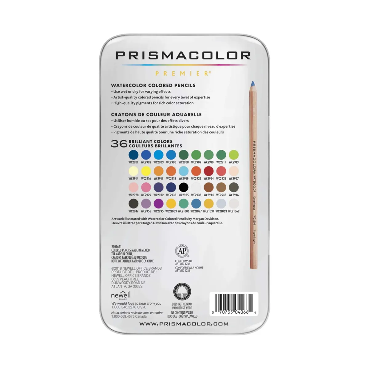 PRISMACOLOR - Colores Acuarelables Profesionales Prismacolor Premier x36