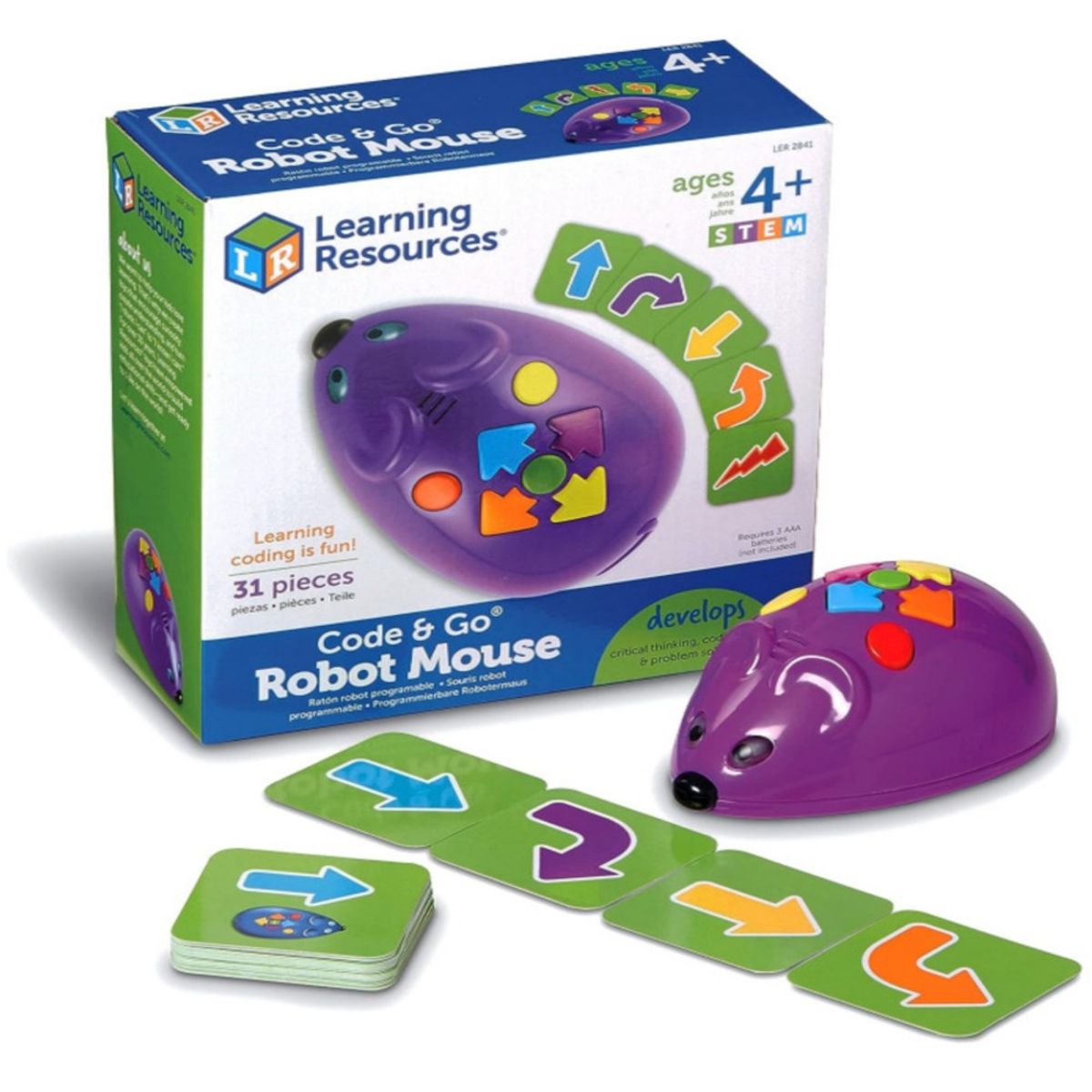 GENERICO - Learning resources robot ratón code & go juego educativo