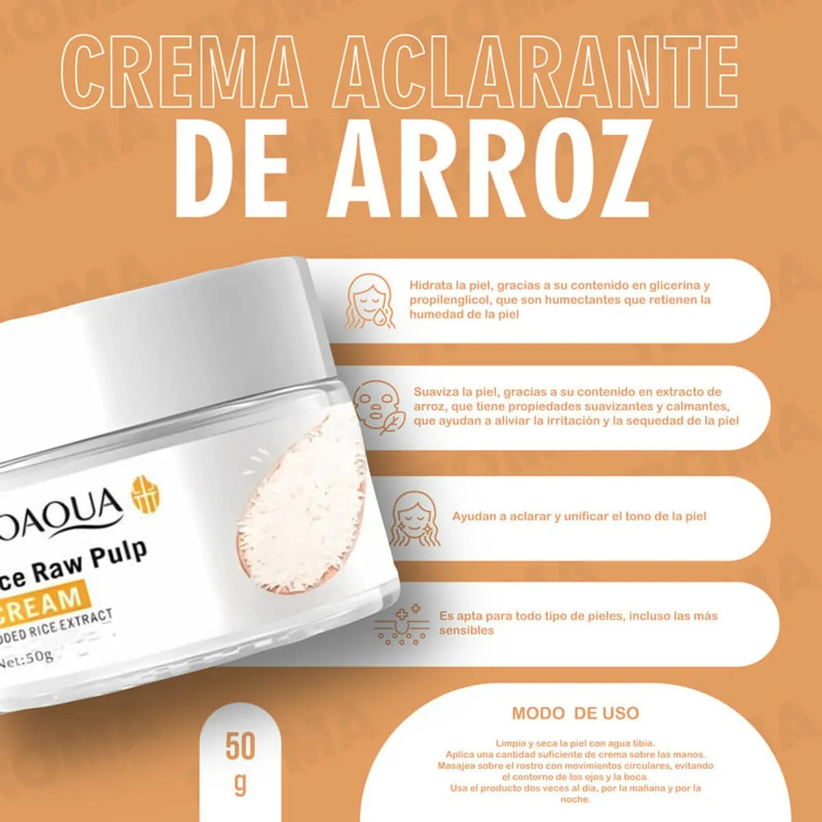 BIOAQUA - PACK CREMA ACLARANTE Y LOCIÓN CORPORAL FLORAL BIOAQUA