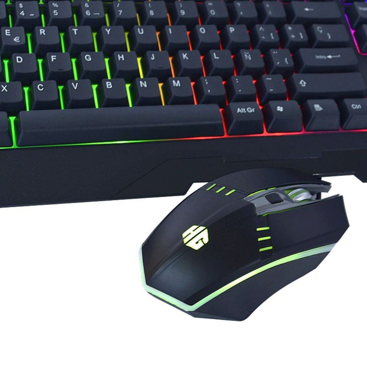 HALION - KIT GAMER TECLADO Y MOUSE HALION SPARTAN HA-808C HALION