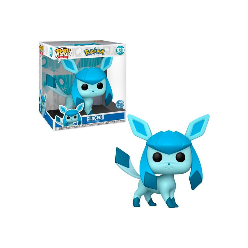 FUNKO - Pokemon Funko Pop Jumbo Sized Glaceon Exclusivo
