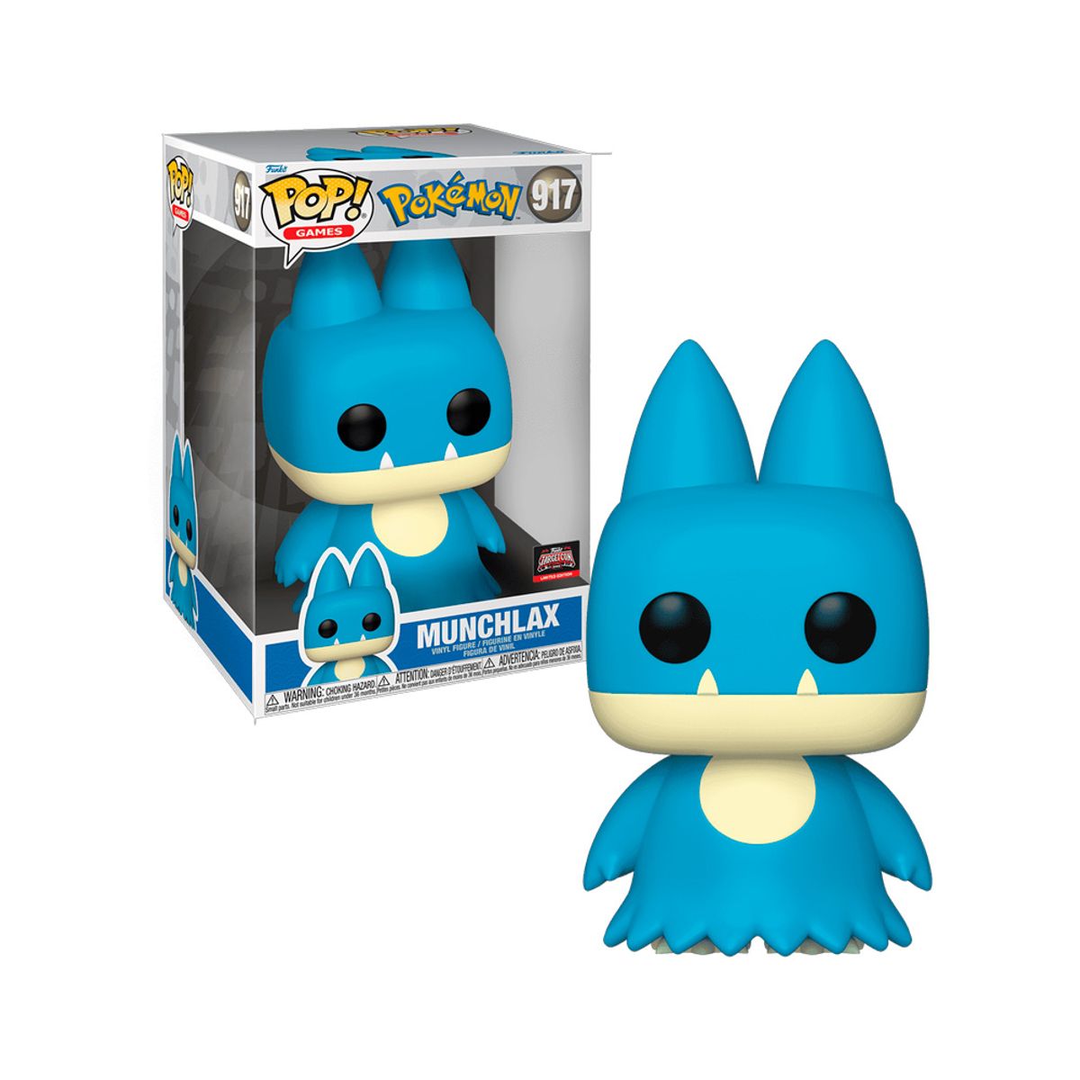 FUNKO - Pokemon Funko Jumbo Munchlax Exclusivo TARGETCON