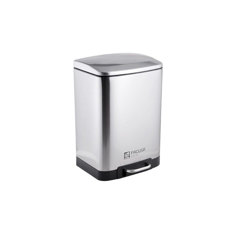 FACUSA - PAPELERA 3LT INOX CPEDAL 18x165x26cm