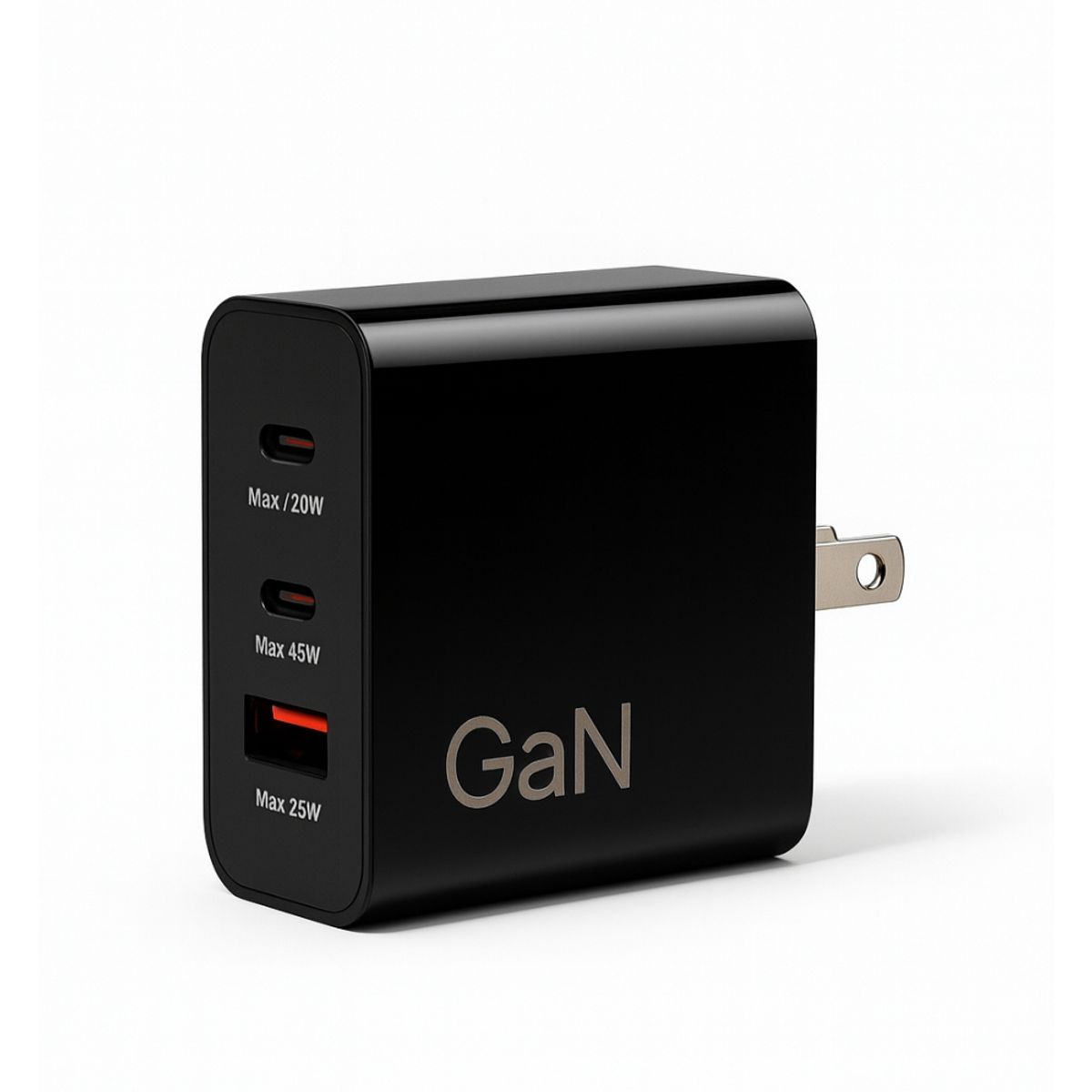 GENERICO - Cargador GaN de 3 puertos de 120W