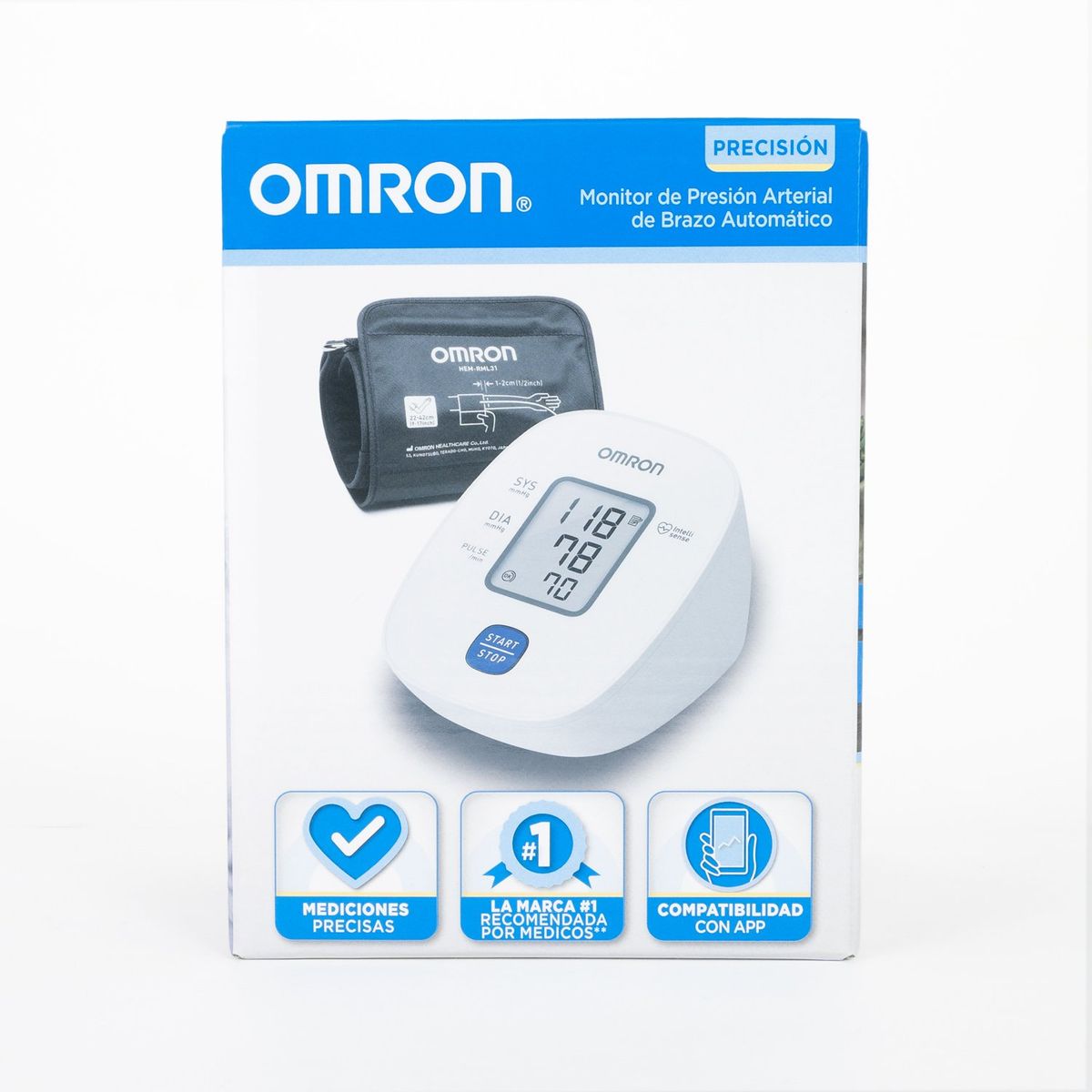 OMRON - Tensiómetro Digital de Brazo OMRON HEM-7121J