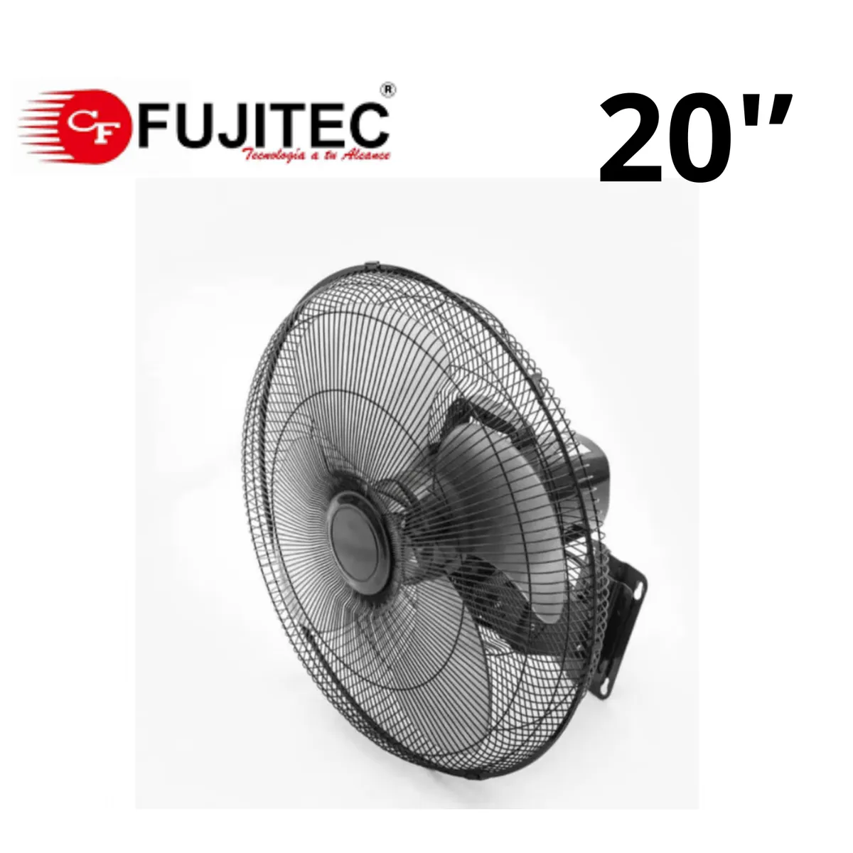 FUJITEC - VENTILADOR DE PARED FUJITEC CON CONTROL REMOTO 20 PULGADAS CF-2010C