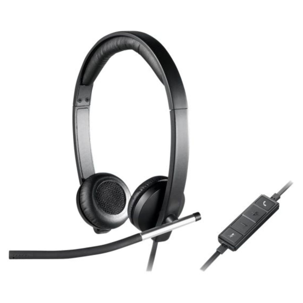 LOGITECH - AUDIFONO CMICROF LOGITECH B2B H650E USB STEREO BLACK