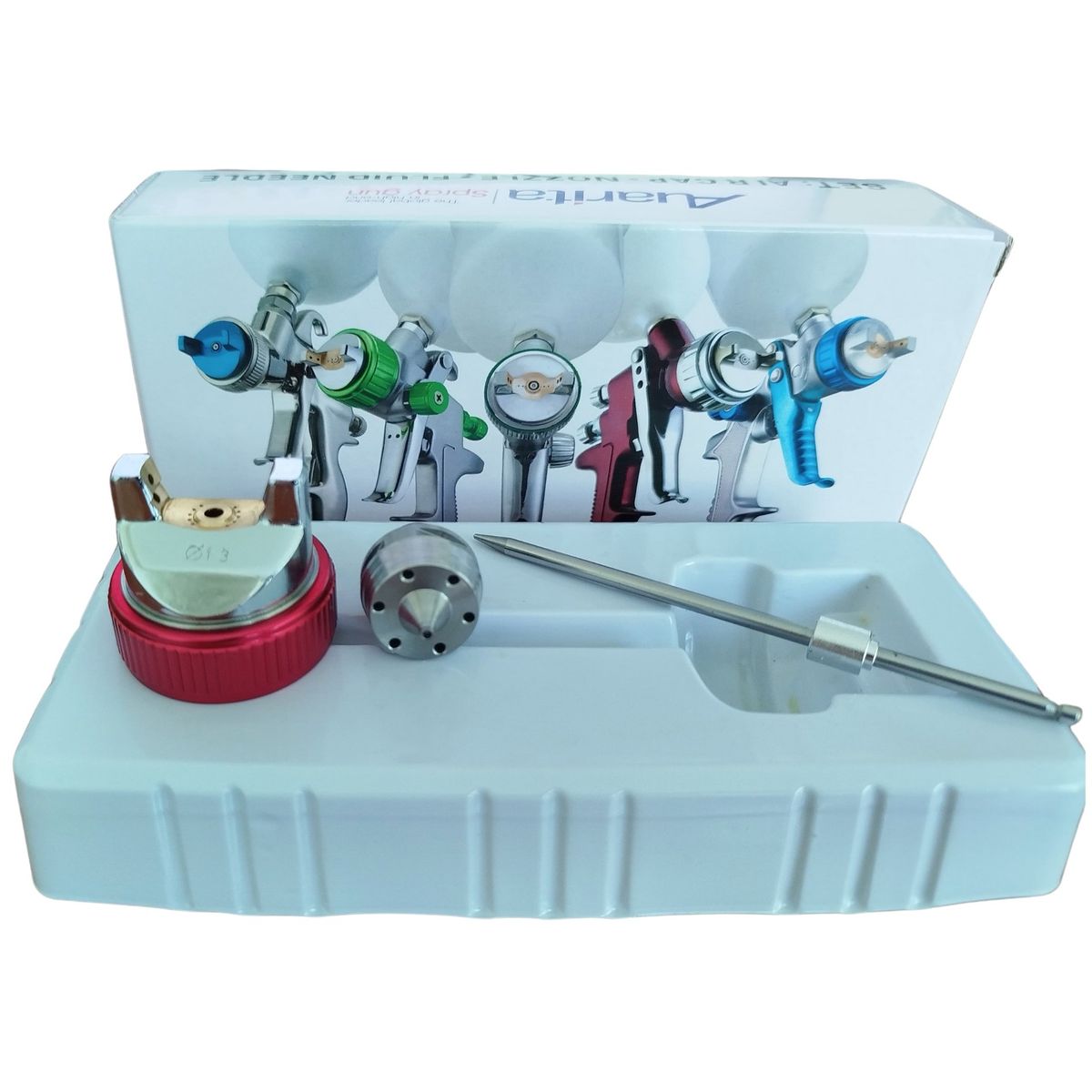 AUARITA - KIT DE RESPUESTO PARA SOPLETE 827AP BOQUILLA 13MM HVLP