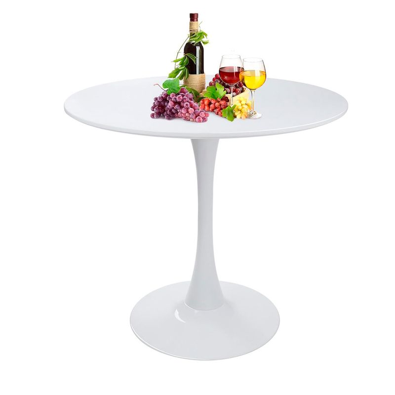 OFIDEAS - Mesa De Comedor Oslo Blanco 2 Personas 80 Cm Ofideas