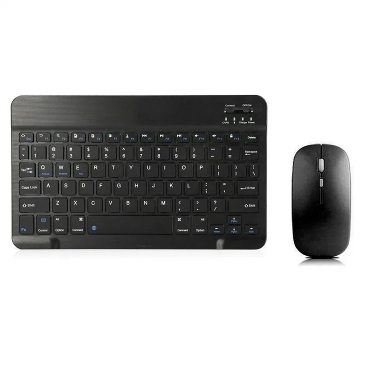 GENERICO - Mini Teclado con Mouse Bluetooth Inalámbrico para Android iOS Windows