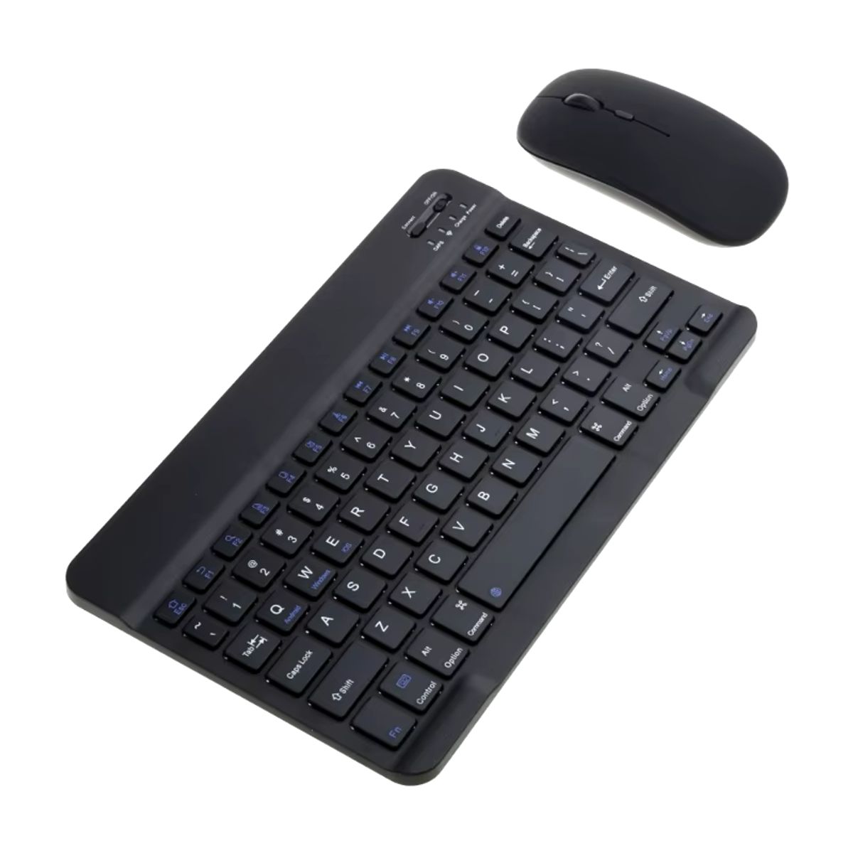 GENERICO - Mini Teclado con Mouse Bluetooth Inalámbrico para Android iOS Windows