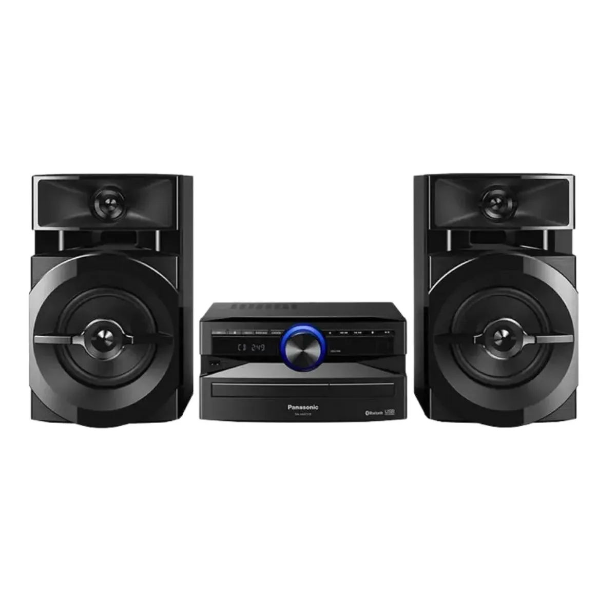 PANASONIC - Equipo de Sonido Panasonic SC-AKX110PSK Bluetooth 300 Watts Negro