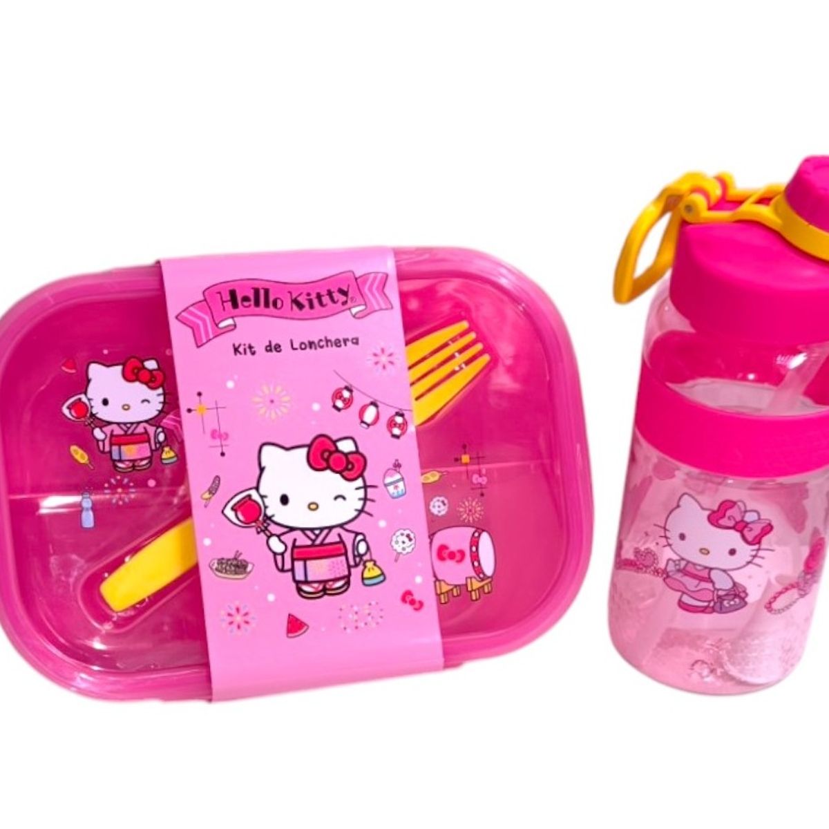 SCOOL - Set ruedas Kitty Mochila lonchera cartuchera tomatodo y taper