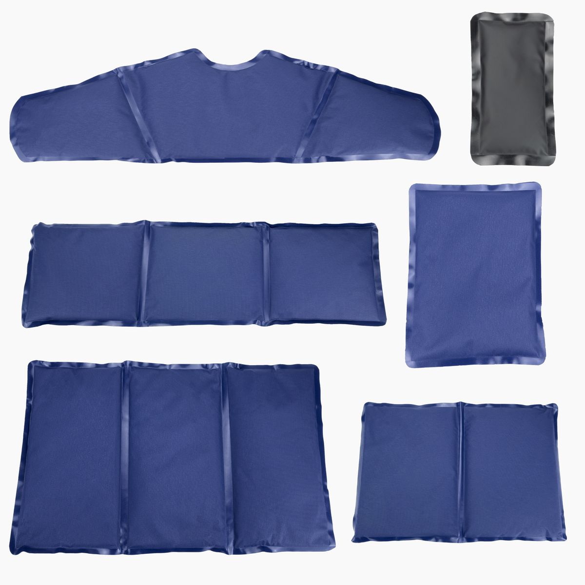 GENERICO - Compresas de Gel 6 PZS Color Azul Marino