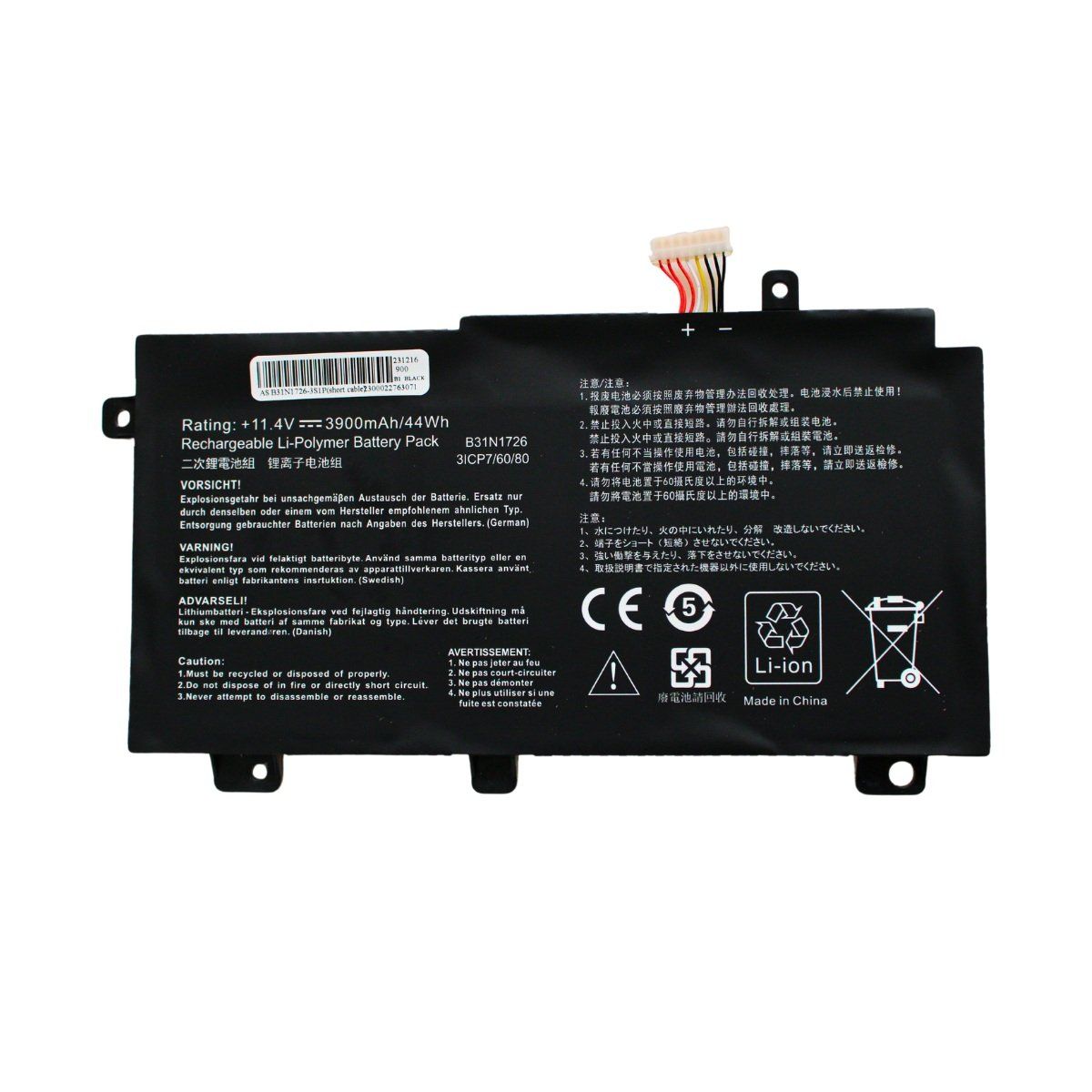 ASUS - Batería Para Laptop Asus B31N1726 FX505 Tipo A