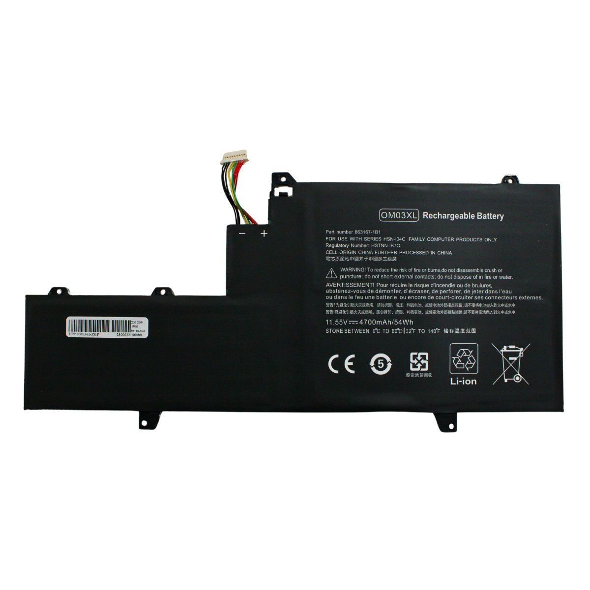 HP - Batería Para Laptop Hp OM03XL EliteBook x360 1030 G2