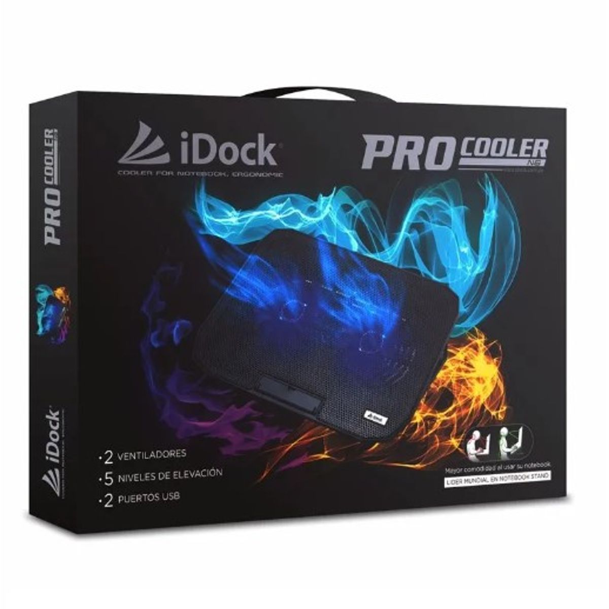 IDOCK - Cooler para Laptop PRO COOLER IDOCK