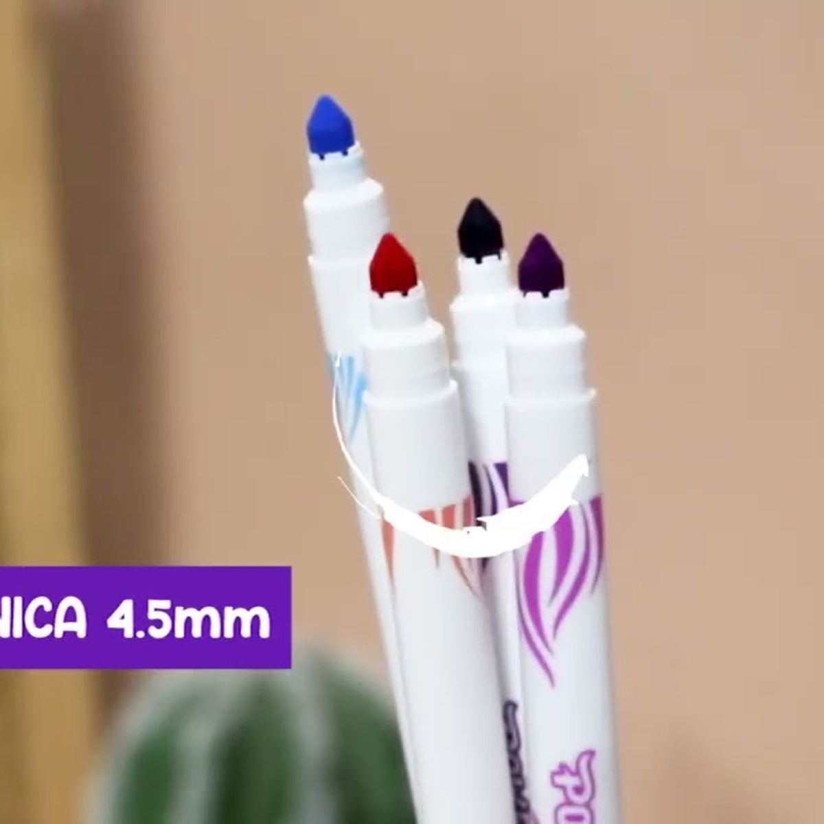 ARTESCO - MARCADORES POWER TIPS PUNTA CONICA  X 100