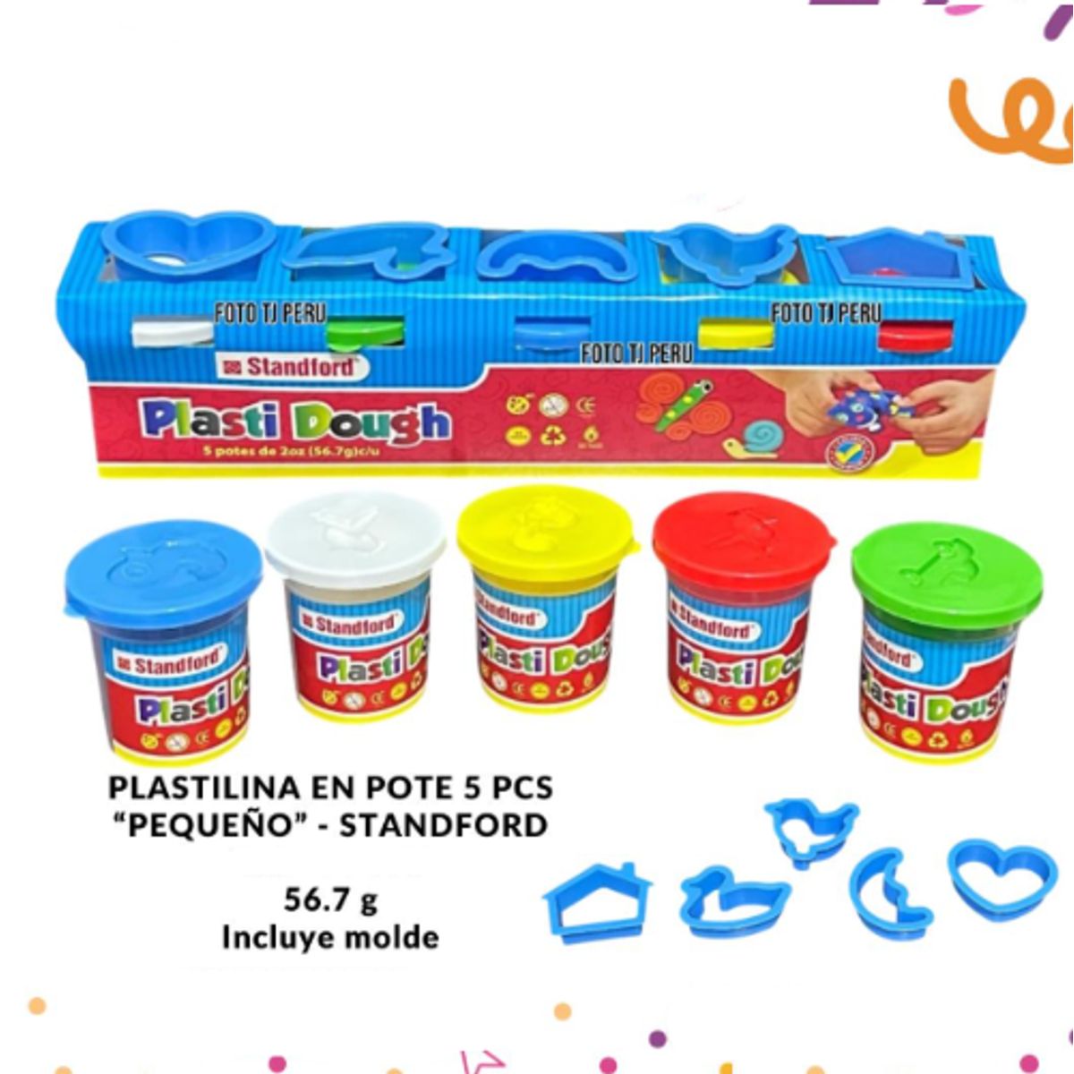 GENERICO - SET DE PLASTILINA EN POTE