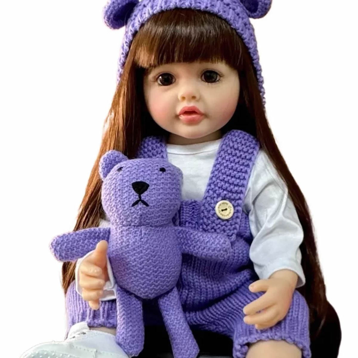 GENERICO - Bebe Reborn Vinilo de Silicona Cuerpo Entero 50 cm