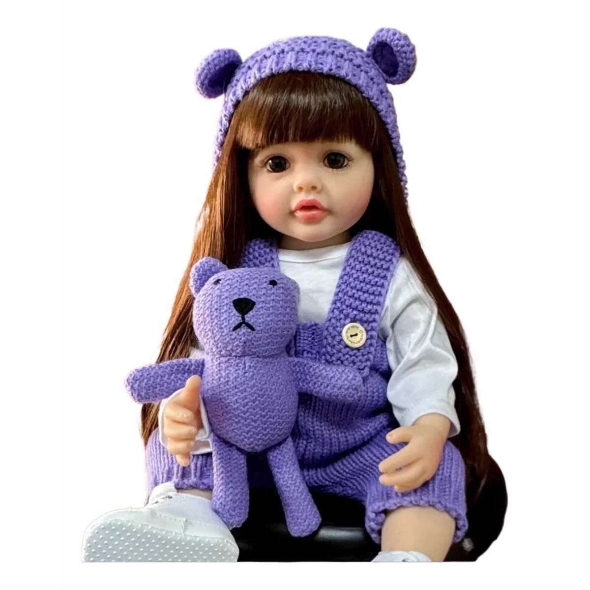 GENERICO - Bebe Reborn Vinilo de Silicona Cuerpo Entero 50 cm