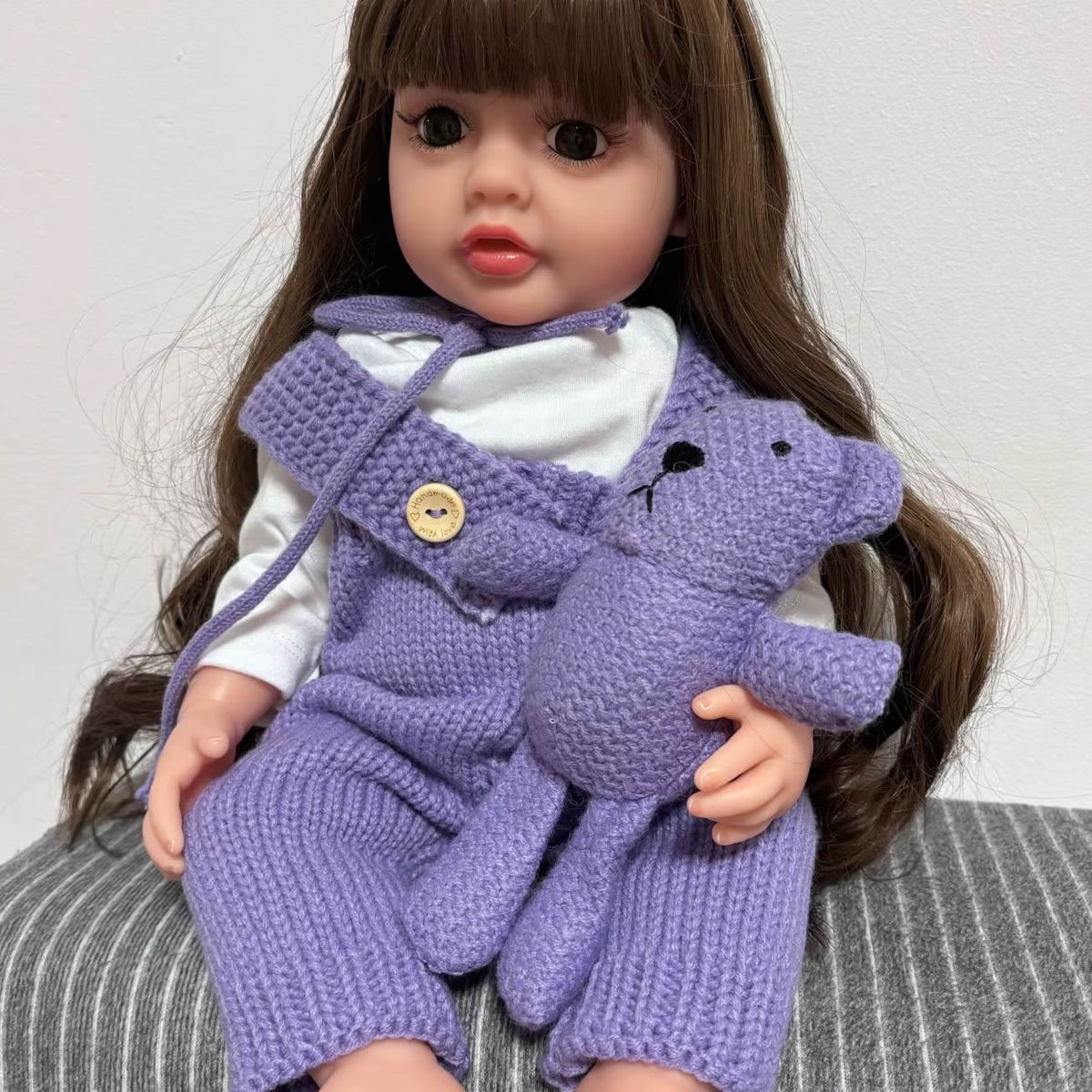 GENERICO - Bebe Reborn Vinilo de Silicona Cuerpo Entero 50 cm