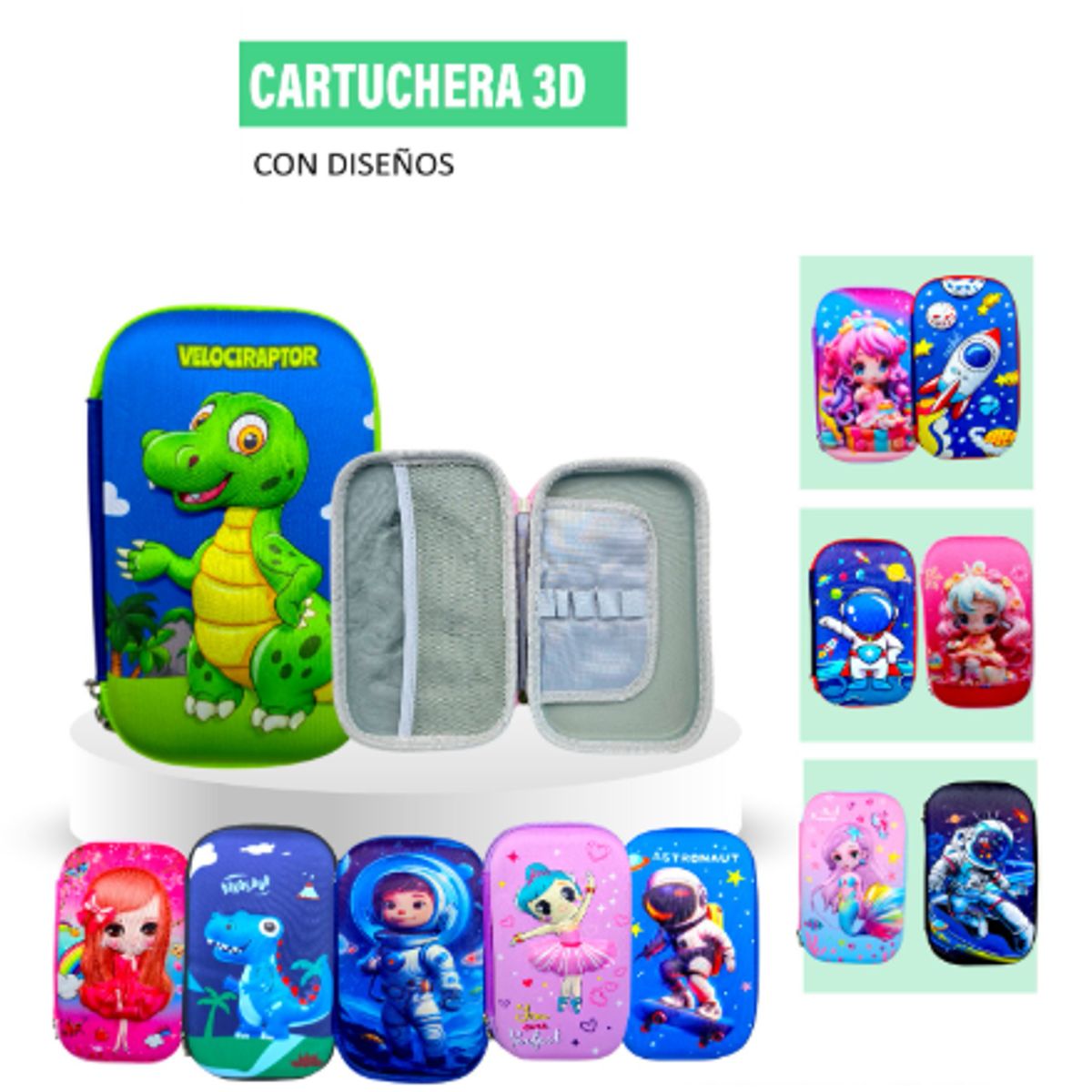 GENERICO - Cartuchera diseños variados