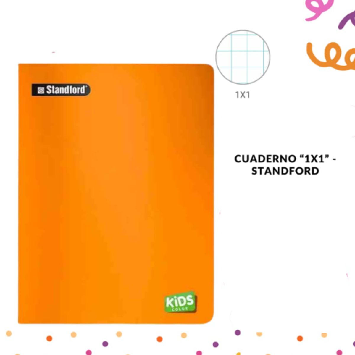 GENERICO - CUADERNO KIDS KINDER 1X1