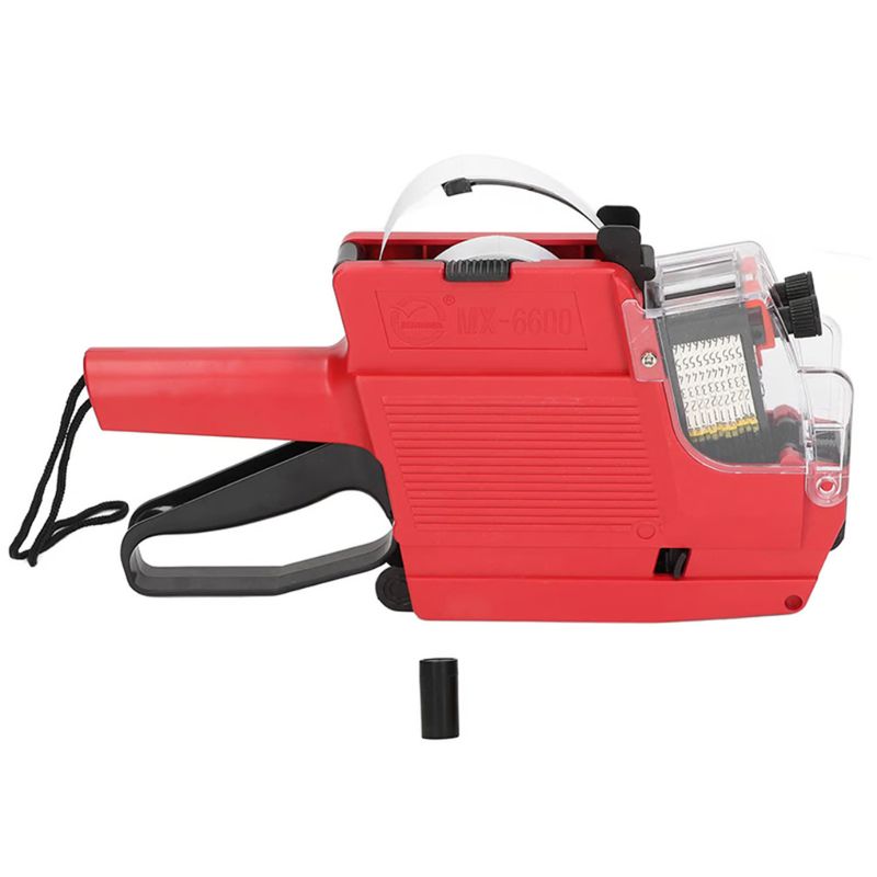 GENERICO - Fechadora Etiquetadora De Precios Mx 6600 Color Rojo