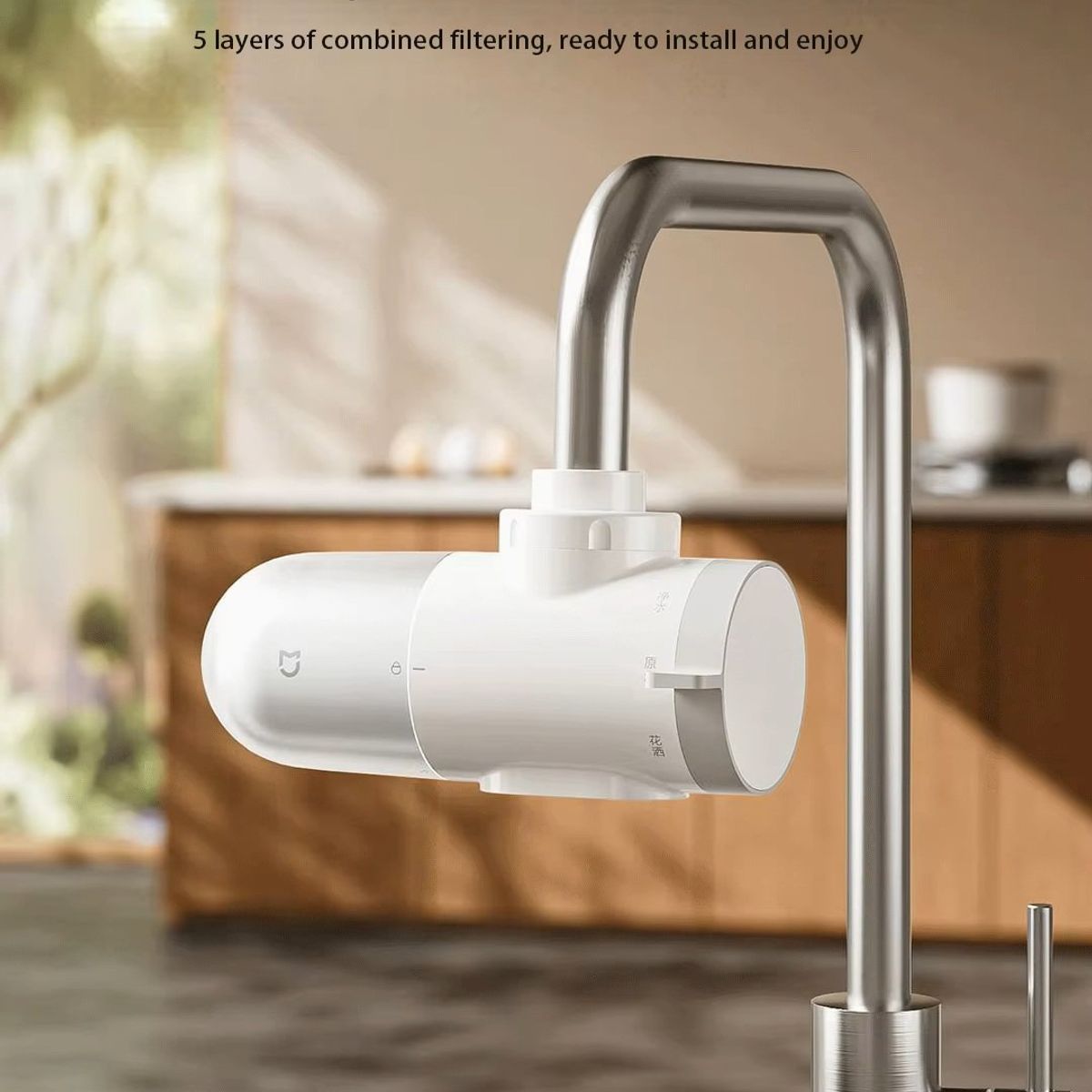 XIAOMI - Purificador De Agua Xiaomi Filtro De Agua Caño Baño Cocina - Blanco