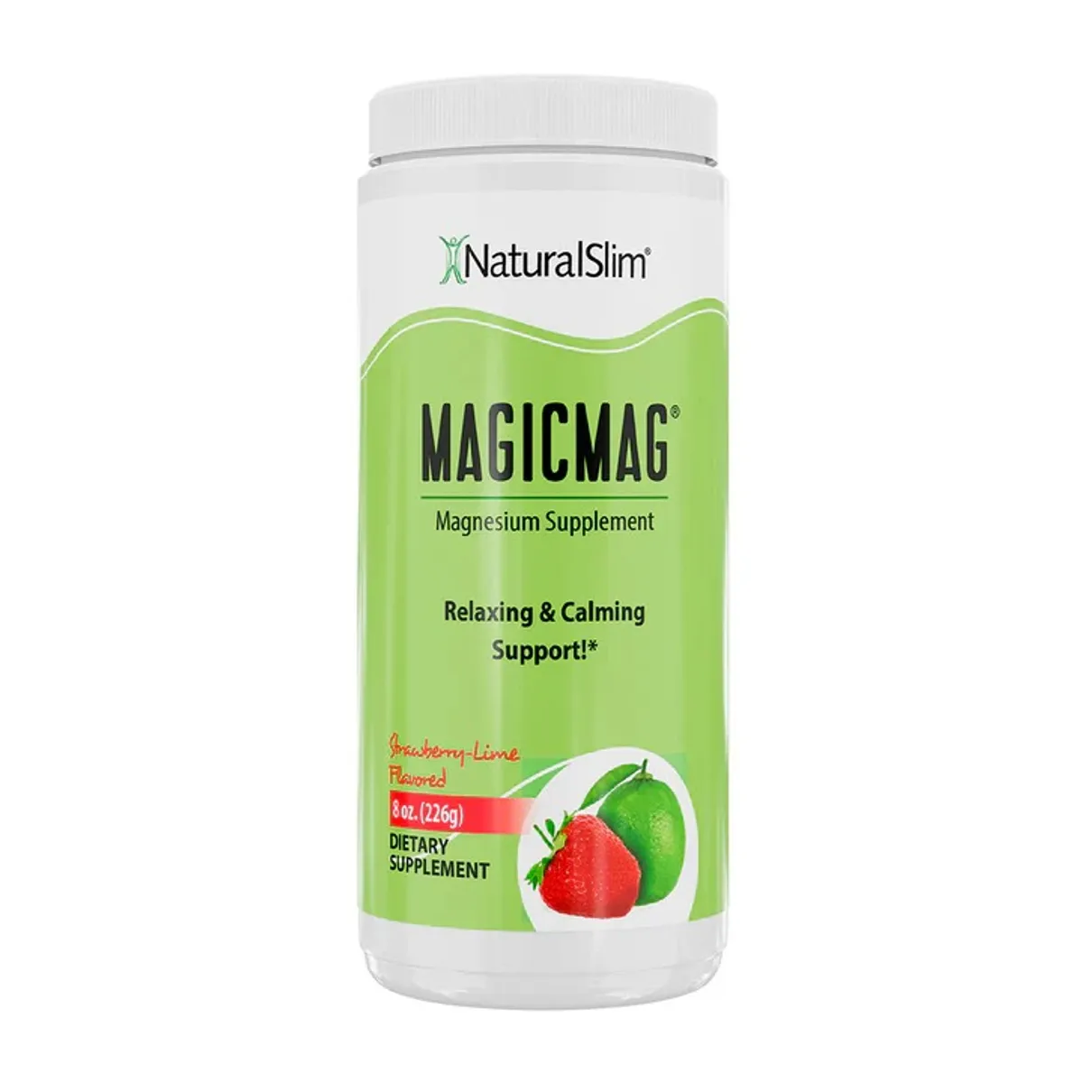 NATURALSLIM - Magicmag Citrato De Magnesio NaturalSlim Sabor Fresalima 226g