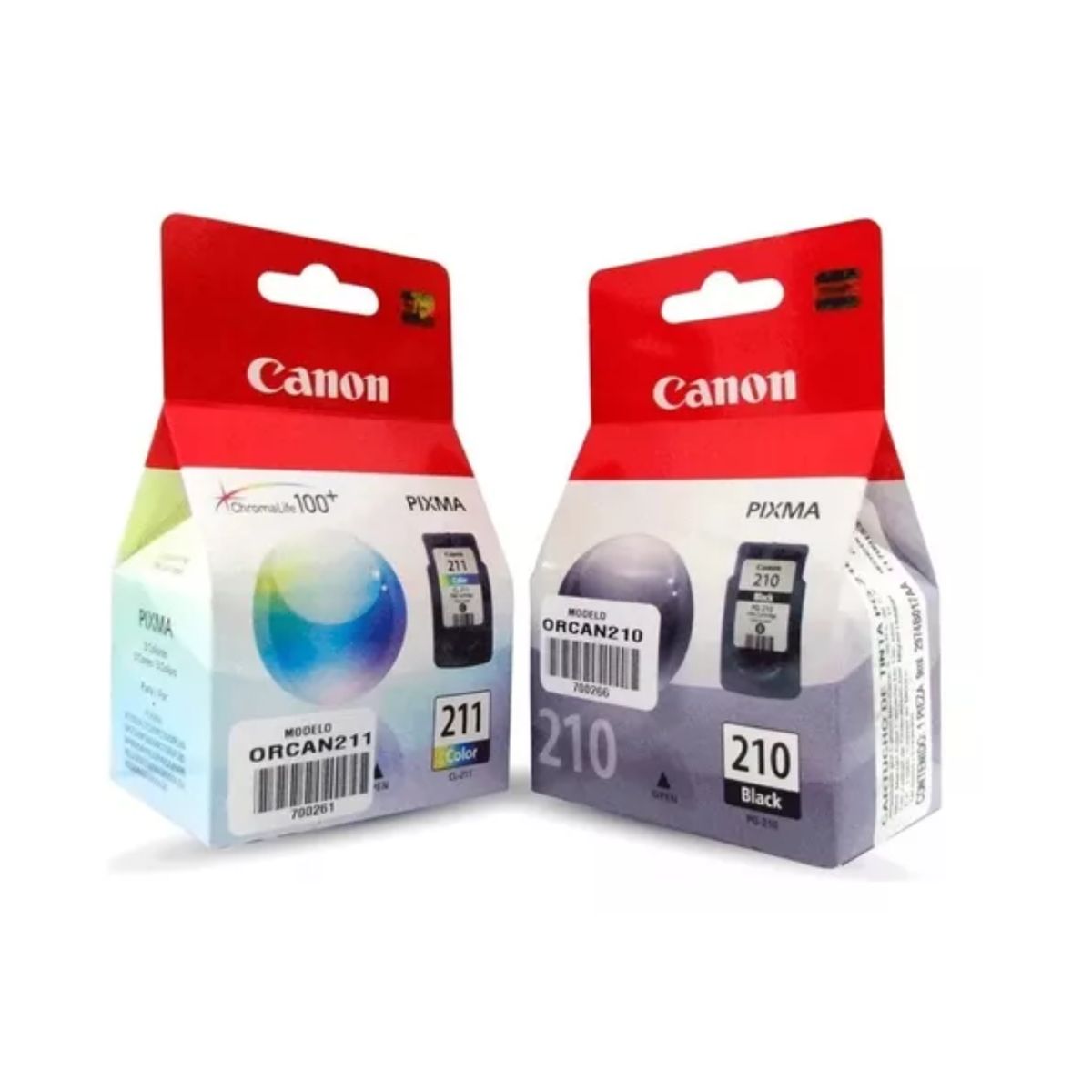 CANON - Kit Tinta Canon 210 211 Negro Tricolor