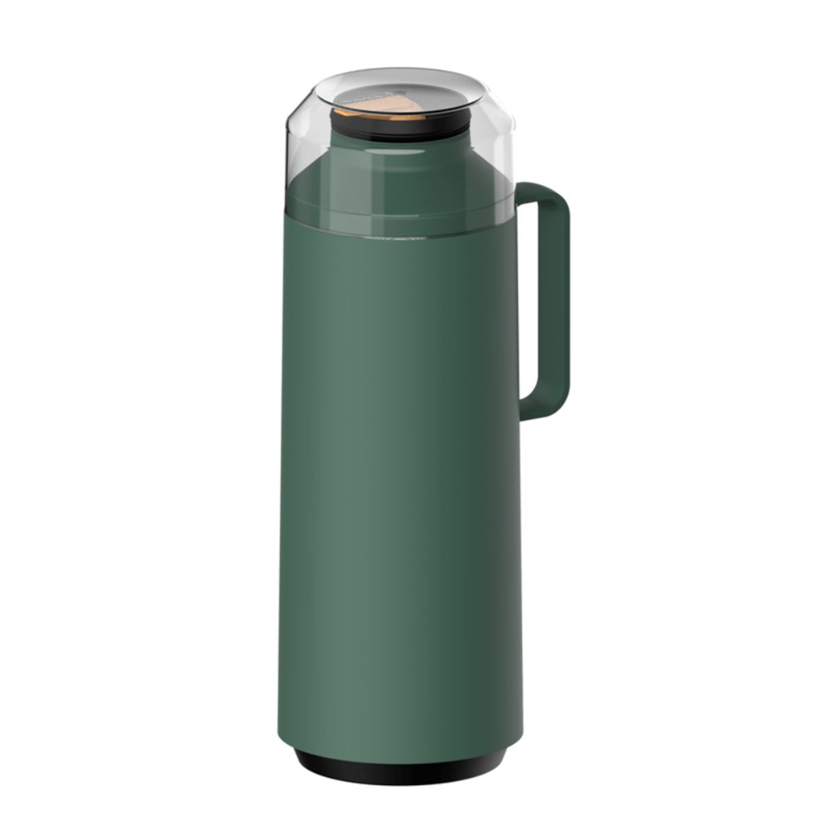 TRAMONTINA - Termo Tramontina Exata en Plástico verde con ampolla de vidrio de 1 L