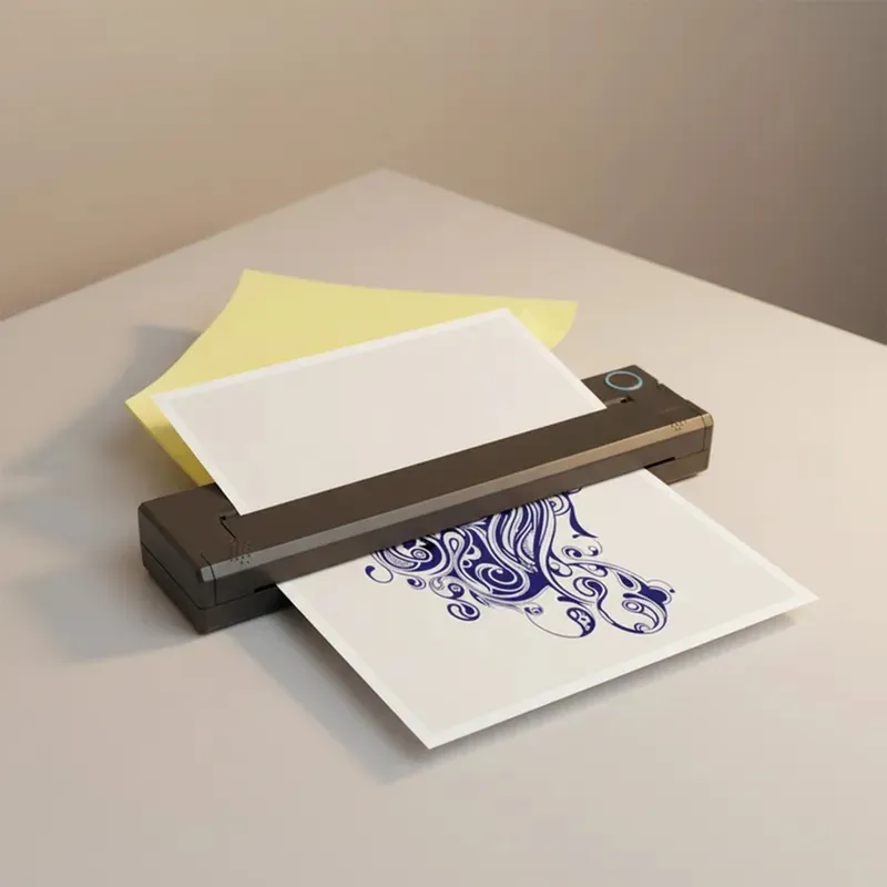 JPSYSTEMS - Impresora portátil A4 Bluetooth papel térmico o papel tatuaje 210mm