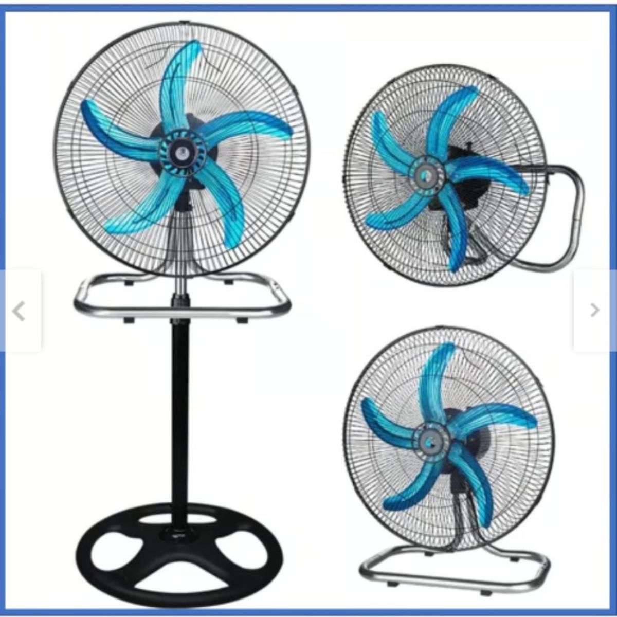 GENERICO - Ventilador 3 en 1 Pie Pared Mesa 18#.