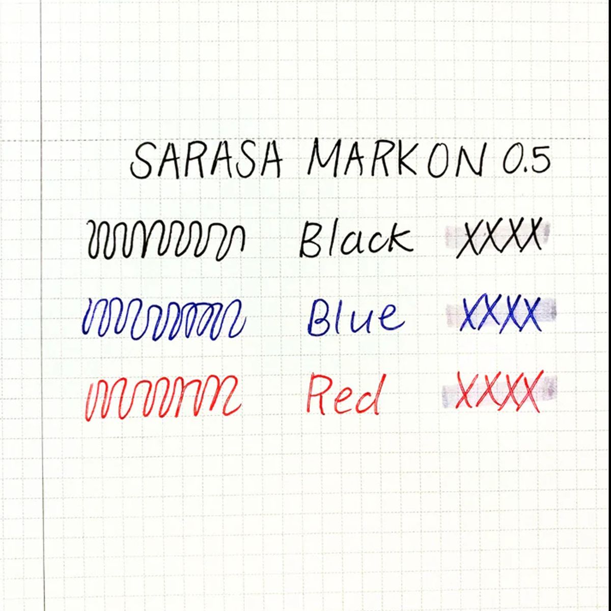 ZEBRA - Lapicero Sarasa Mark on 0.5 mm Tinta Rojo