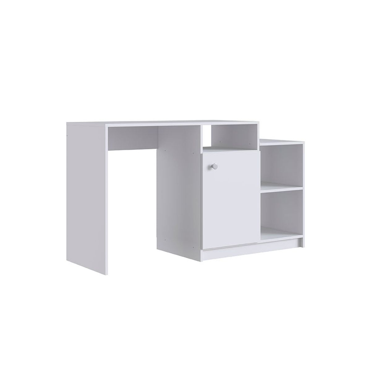 GENERICO - Escritorio Moderno Selina 1 Puerta Blanco R&R MUEBLES